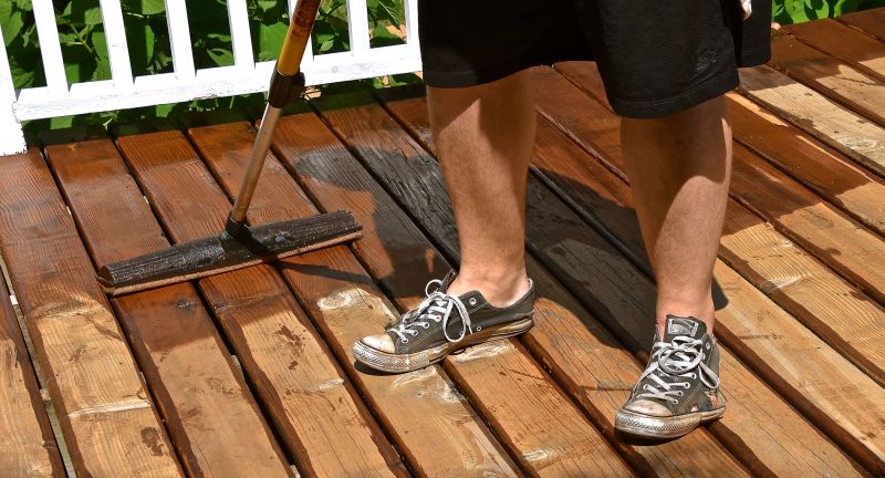 Deck Sealant Application in Spring