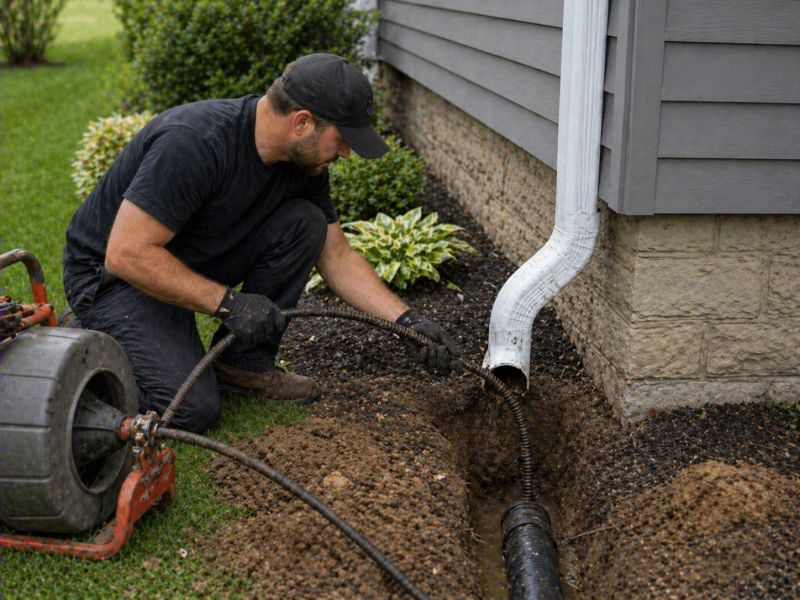Downspout Blockage Removal in Baltimore, MD
