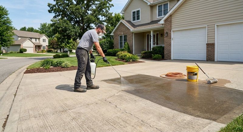 Stamped Concrete Sealing in Puyallup, WA